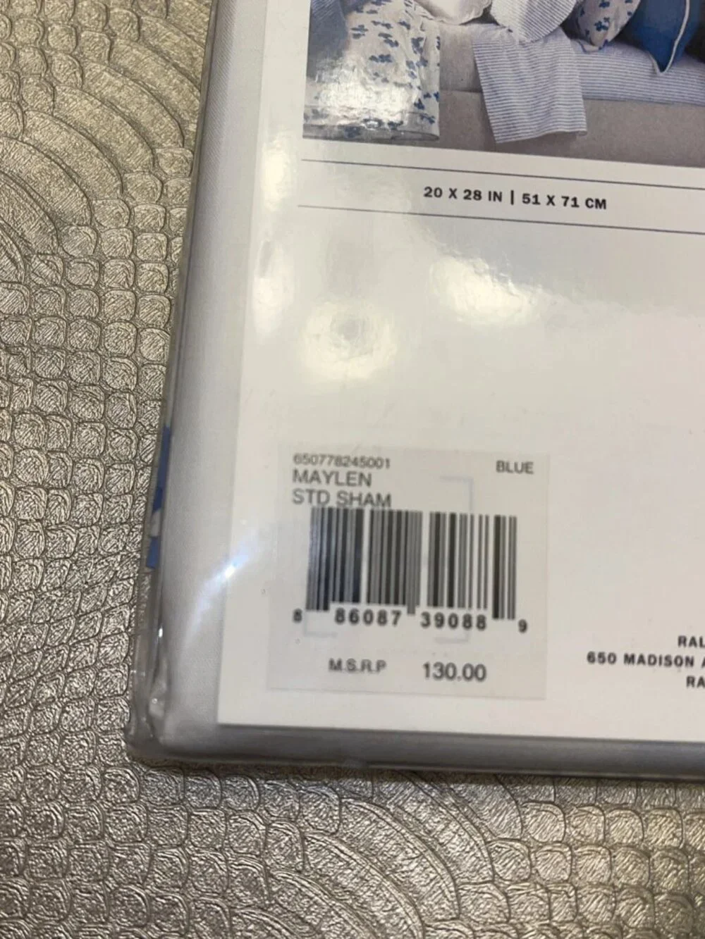 Ralph Lauren GEORGICA Maylen One Standard Sham $130 NEW!